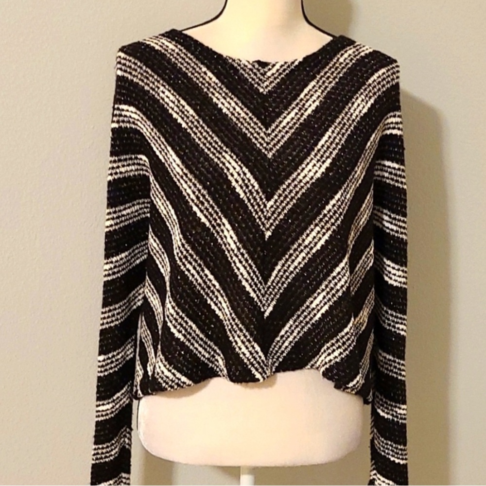 MINKPINK chevron sparkle sweater